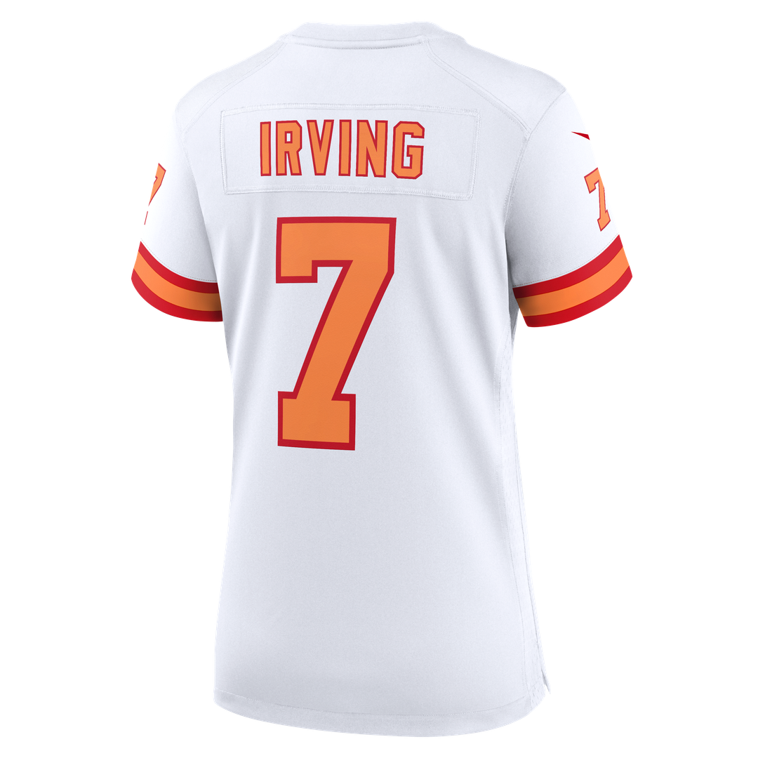 Bucky Irving '76 Tampa Bay Buccaneers Women's Game Jersey - White