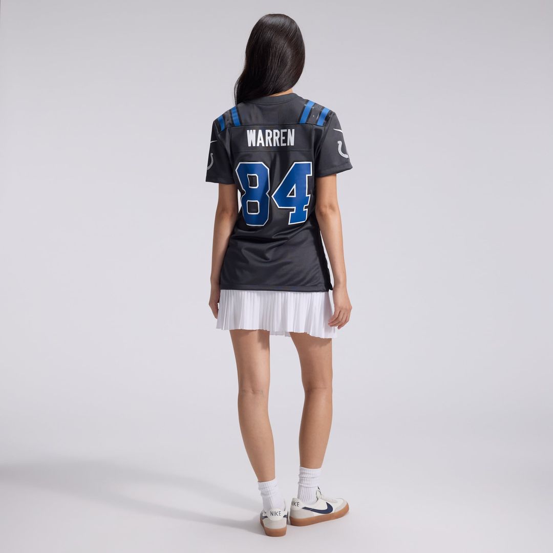 Tyler Warren Indianapolis Colts Women's 2026 Rivalries Collection Game Jersey - Anthracite