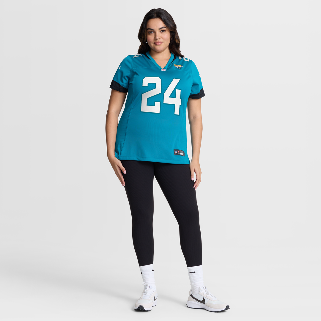 Chris Rodriguez Jr. Jacksonville Jaguars Women's Team Game Jersey - Teal