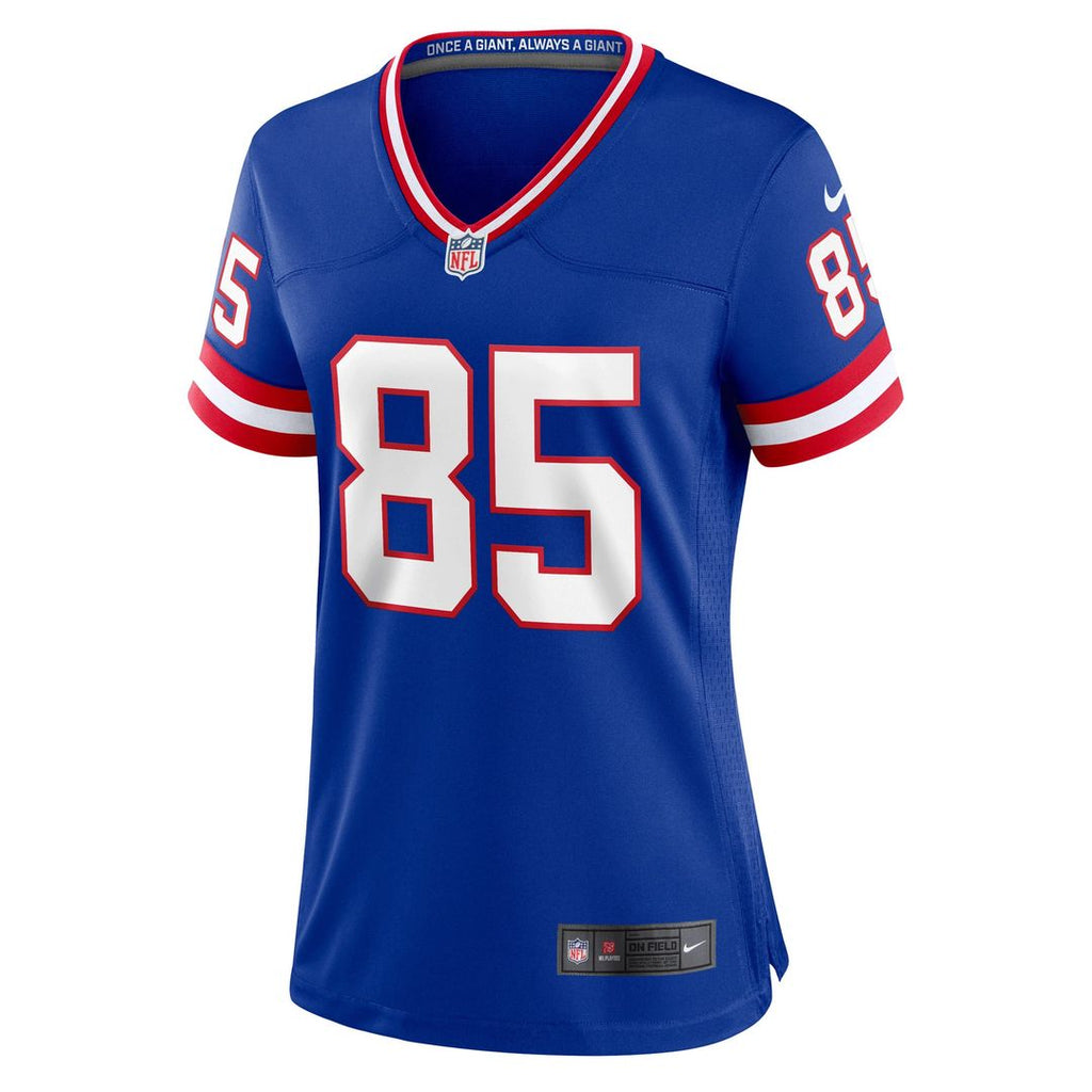 David Tyree New York Giants Women's Classic Retired Player Game Jersey - Royal
