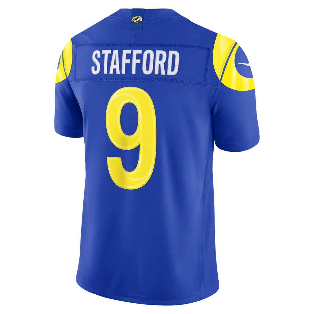 Matthew Stafford Los Angeles Rams Team Vapor F.U.S.E. Stitched Limited Jersey - Royal