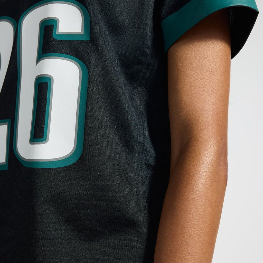 Saquon Barkley Philadelphia Eagles Women's Team Game Jersey - Midnight Green