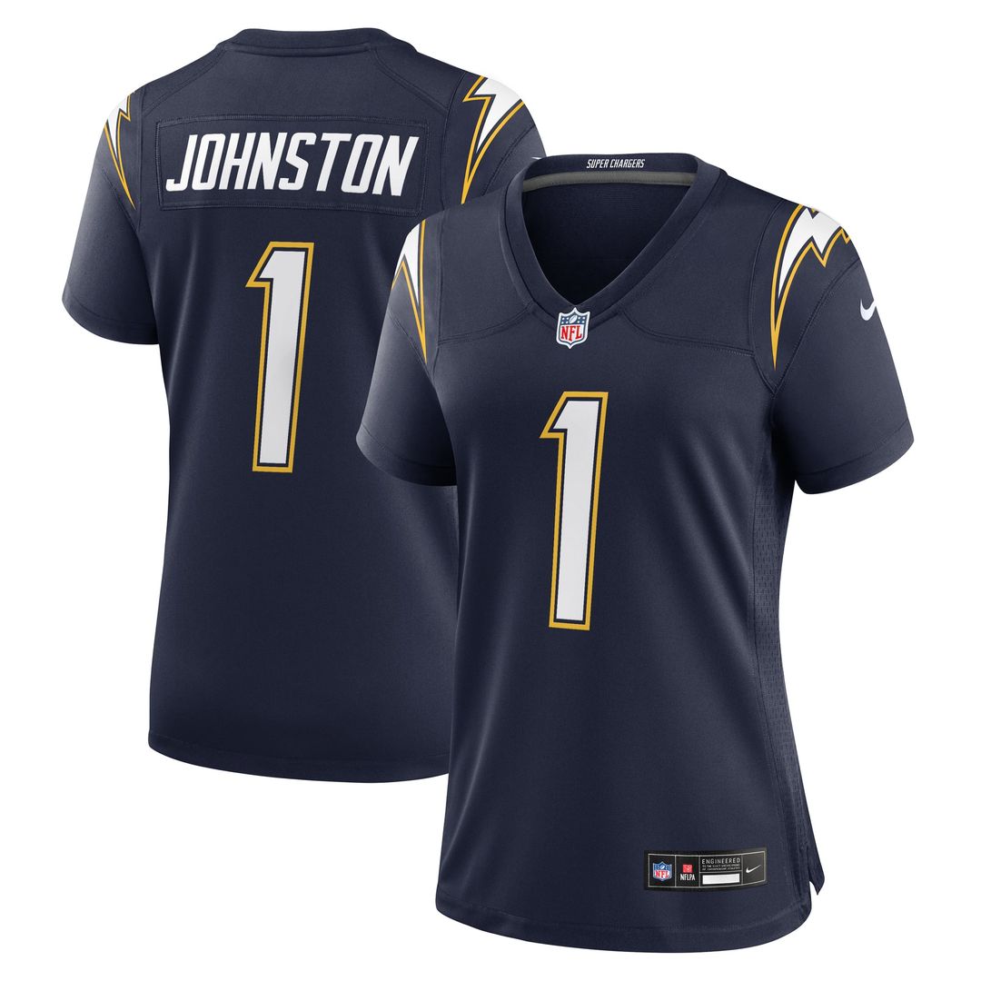 Quentin Johnston Los Angeles Chargers Women's Alternate Super Chargers Game Jersey - Navy