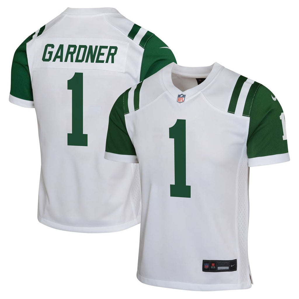 Ahmad Sauce Gardner New York Jets Youth Game Jersey - White