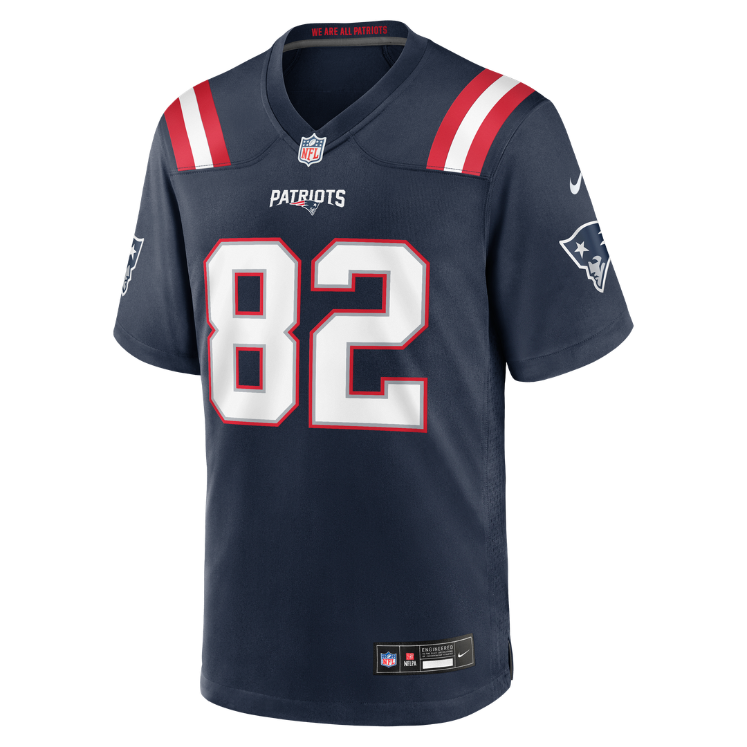 Eli Raridon New England Patriots Team Game Jersey - Navy