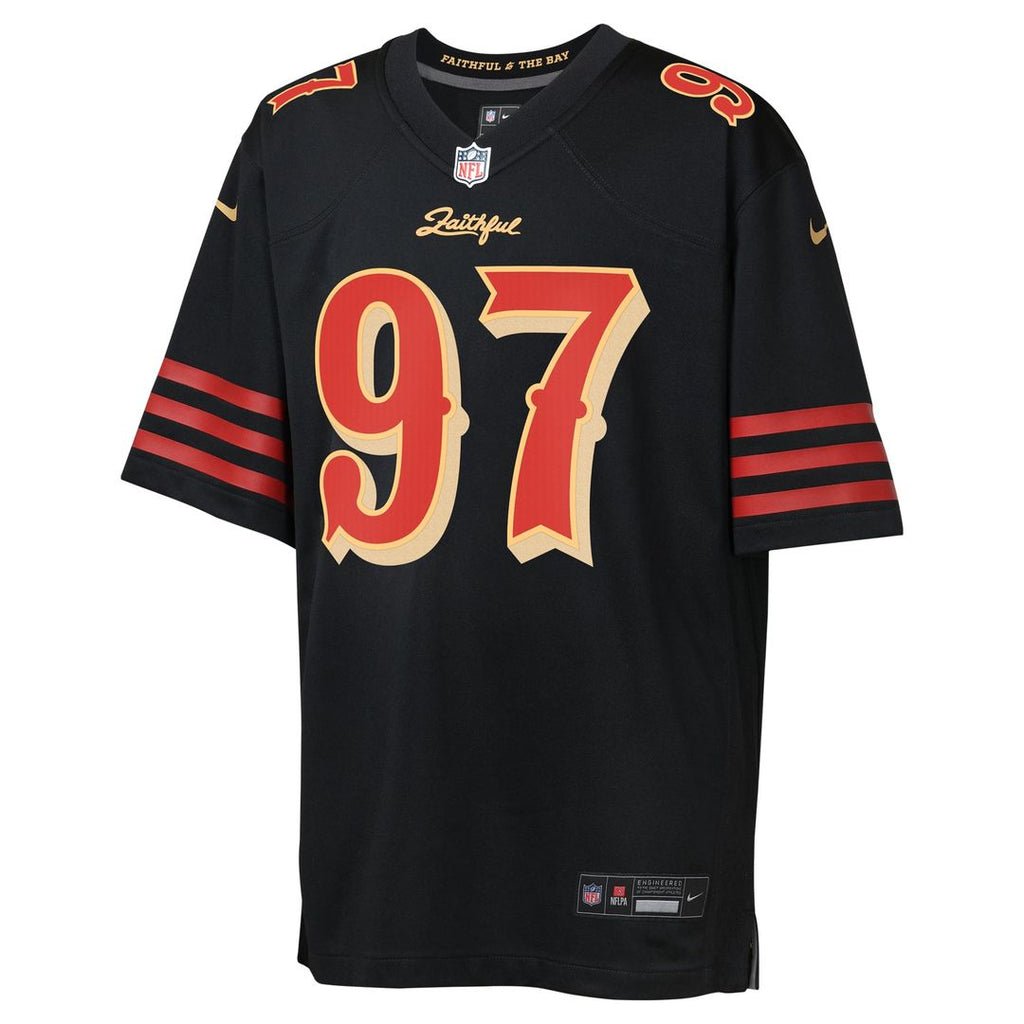 Nick Bosa San Francisco 49ers Youth Rivalries Collection Game Jersey - Black