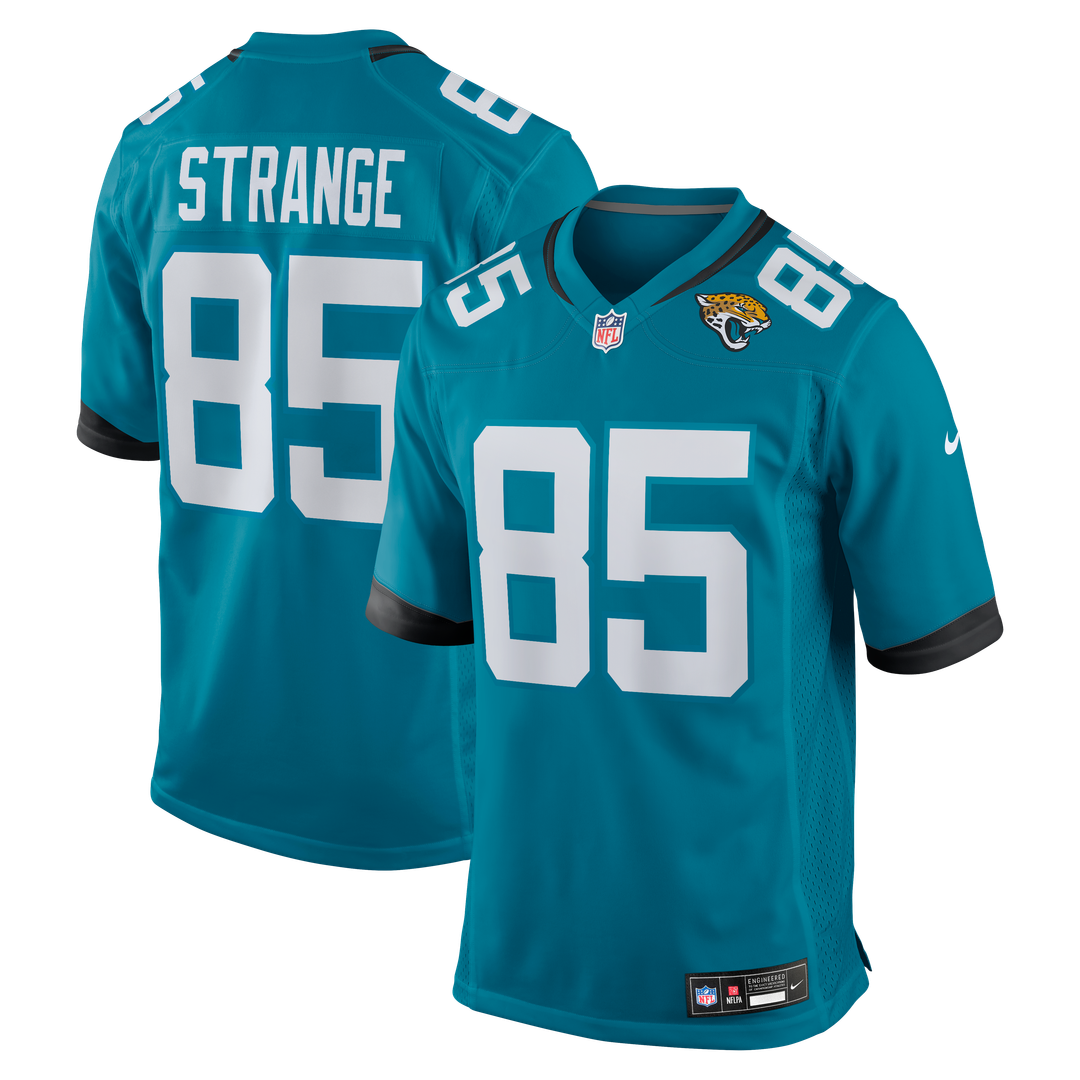 Brenton Strange Jacksonville Jaguars Team Game Jersey - Teal