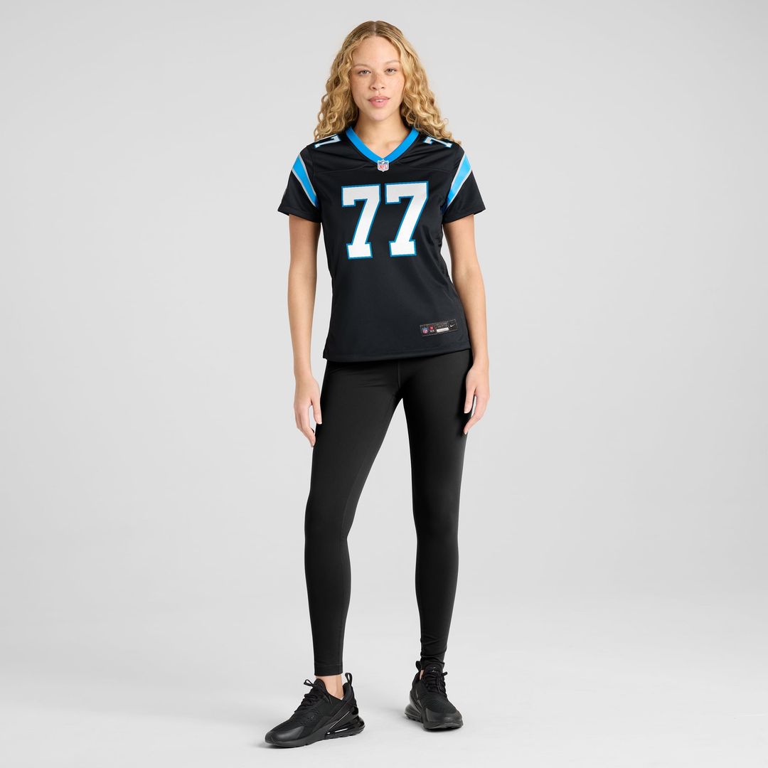 Yosh Nijman Carolina Panthers Women's Game Jersey - Black
