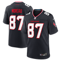 Foster Moreau Houston Texans Team Game Jersey - Navy