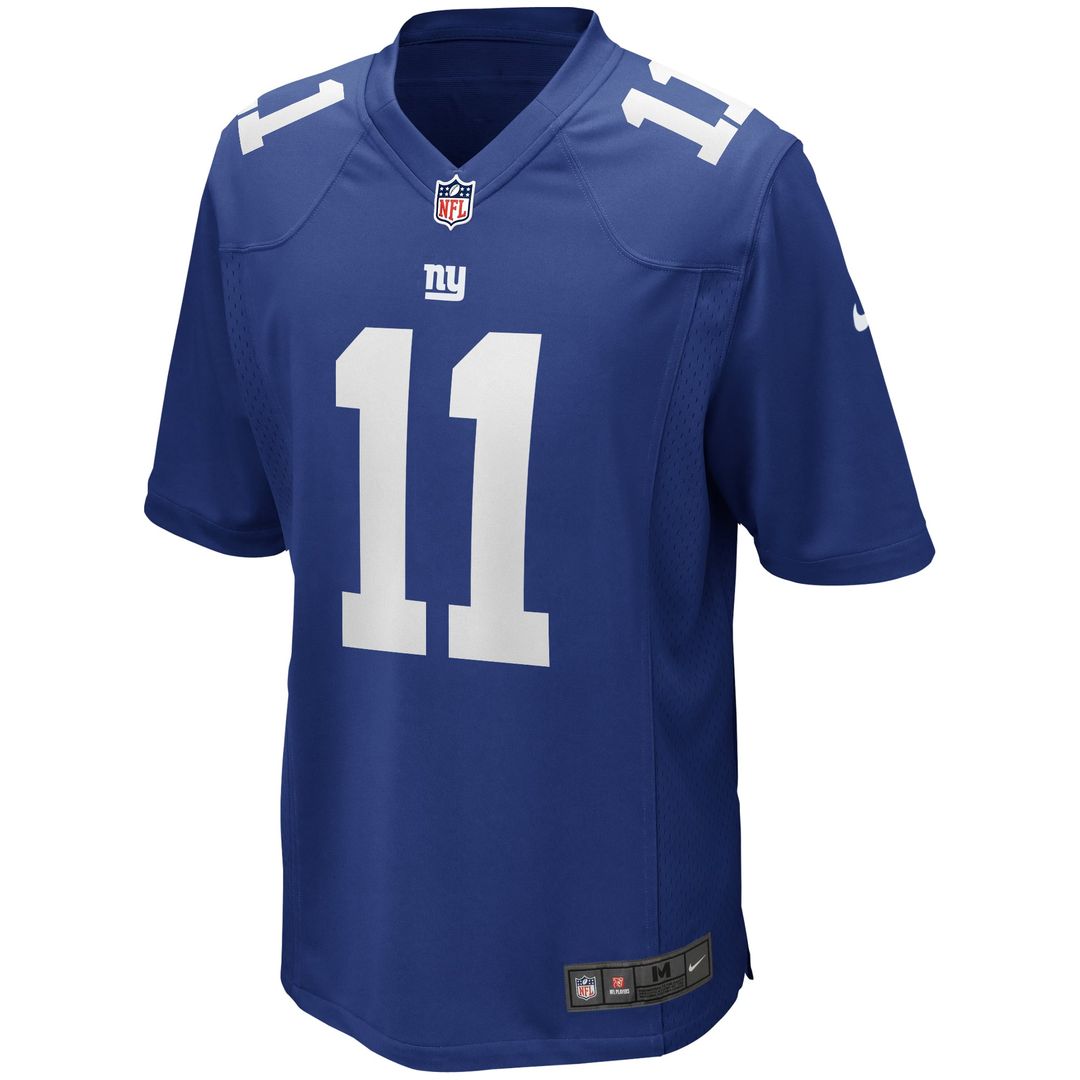 Phil Simms New York Giants Game Retired Player Jersey - Royal