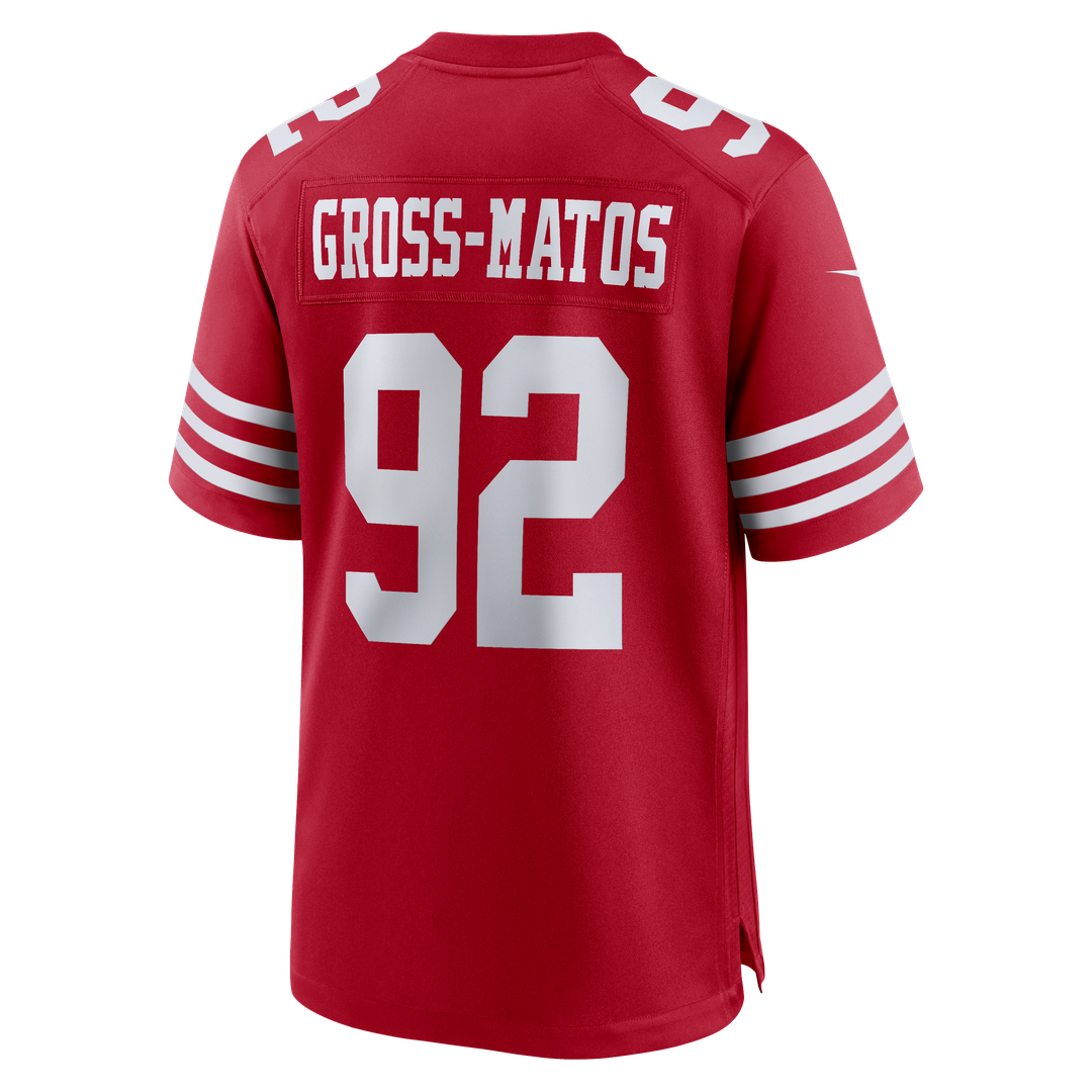 Yetur Gross - Matos San Francisco 49ers Team Game Jersey - Scarlet