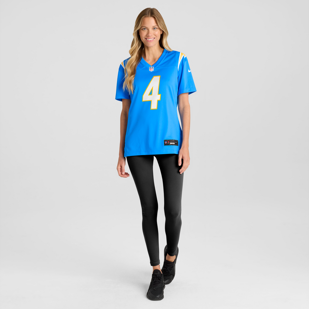 Tarheeb Still Los Angeles Chargers Women's Team Game Jersey - Powder Blue