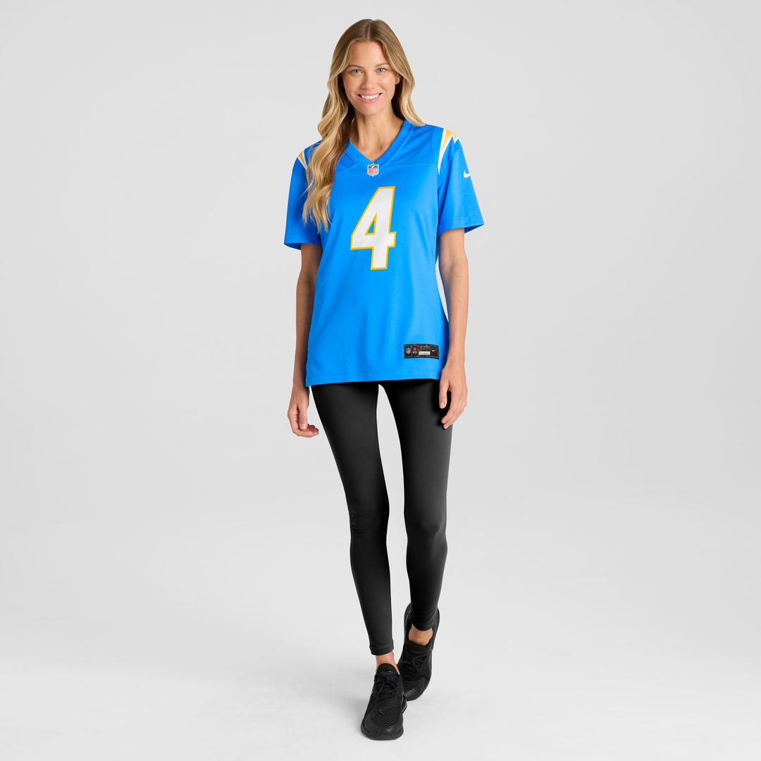 Tarheeb Still Los Angeles Chargers Women's Team Game Jersey - Powder Blue