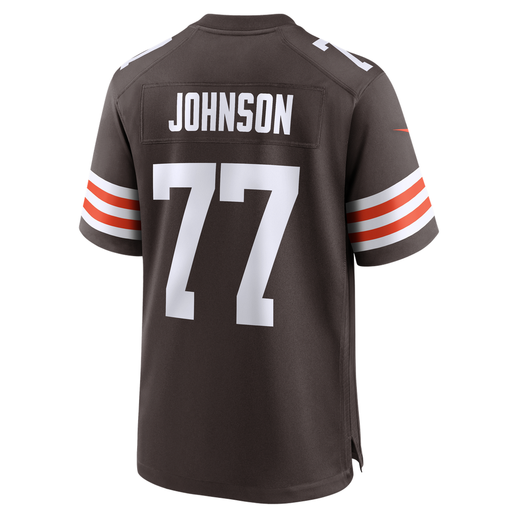 Zion Johnson Cleveland Browns Team Game Jersey - Brown