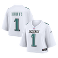 Jalen Hurts Philadelphia Eagles Women's Cropped Fashion Game Jersey - White