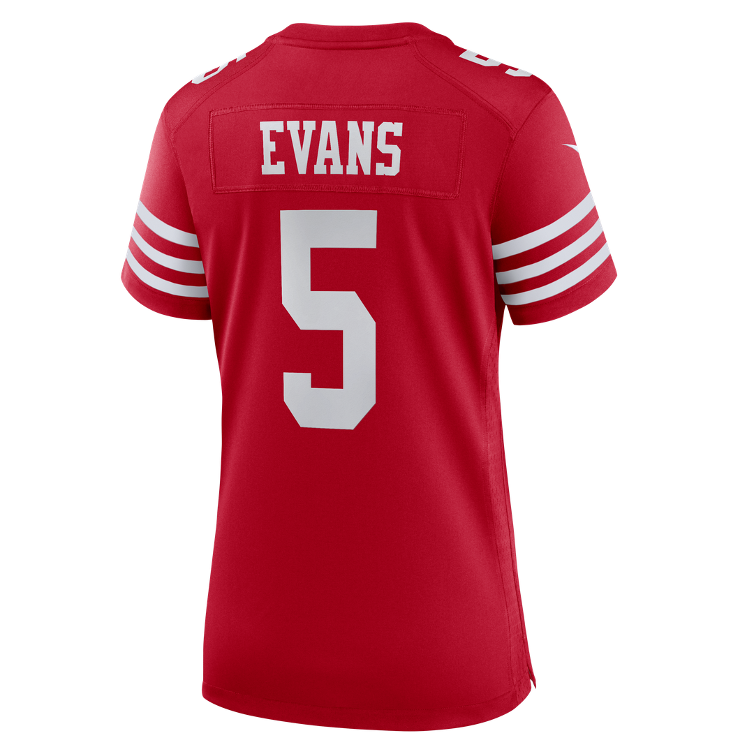 Mike Evans San Francisco 49ers Women's Game Jersey - Scarlet
