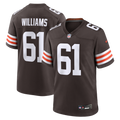 Chris Williams Cleveland Browns Team Game Jersey - Brown