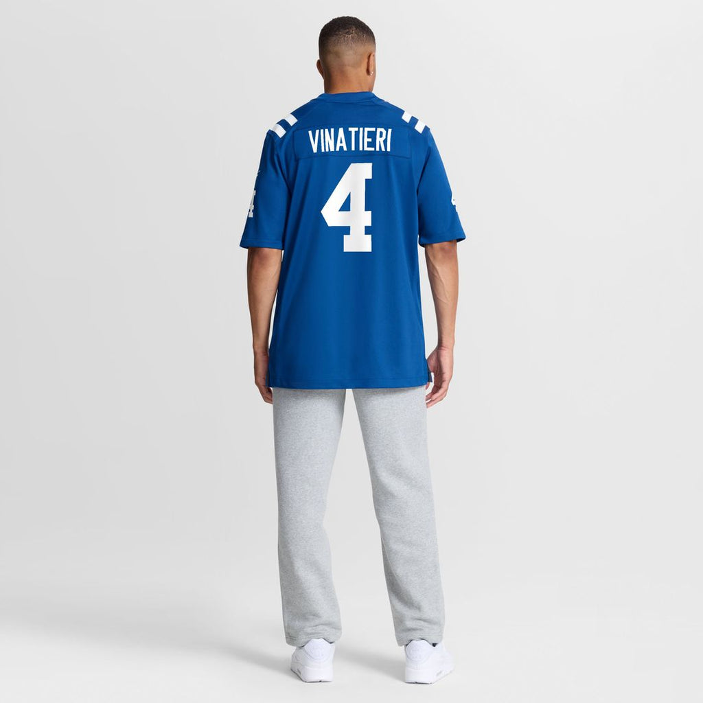 Adam Vinatieri Indianapolis Colts Team Retired Game Jersey - Royal