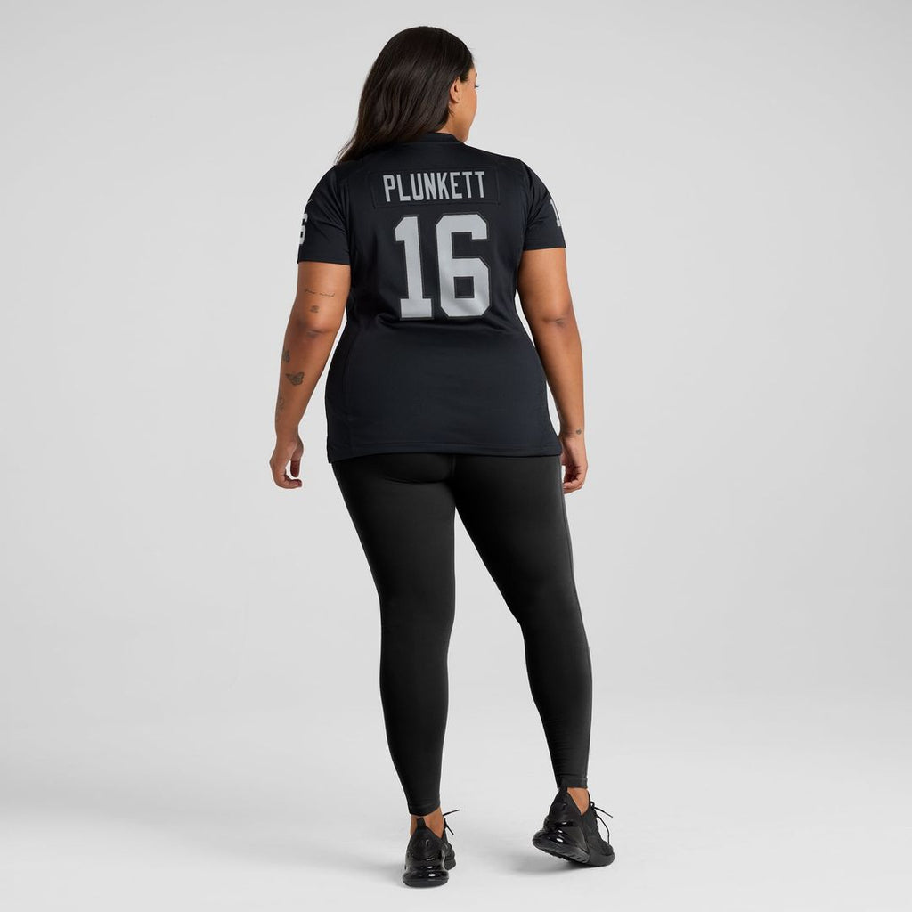 Jim Plunkett Las Vegas Raiders Women's Game Retired Player Jersey - Black