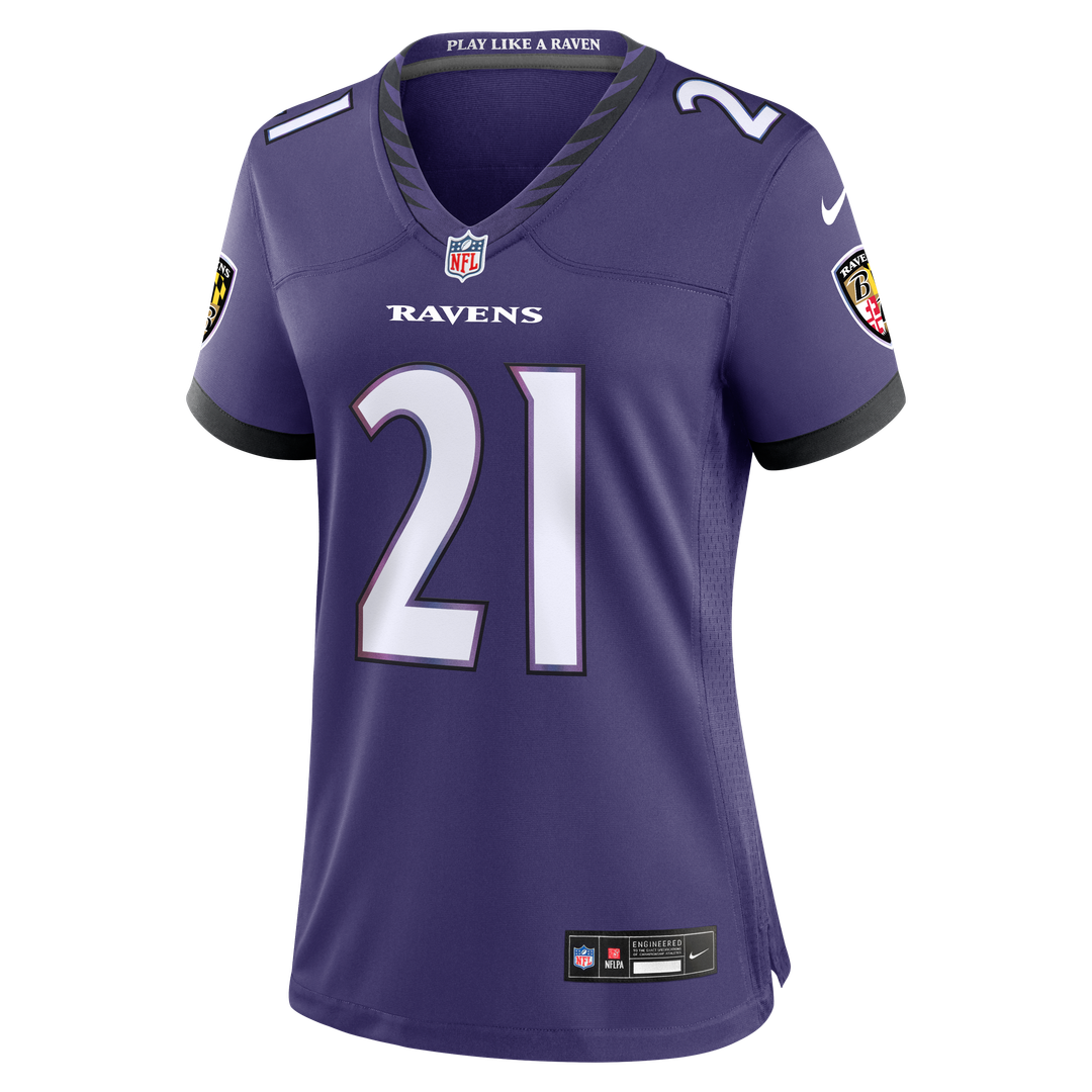 Jaylinn Hawkins Baltimore Ravens Women's Team Game Jersey - Purple