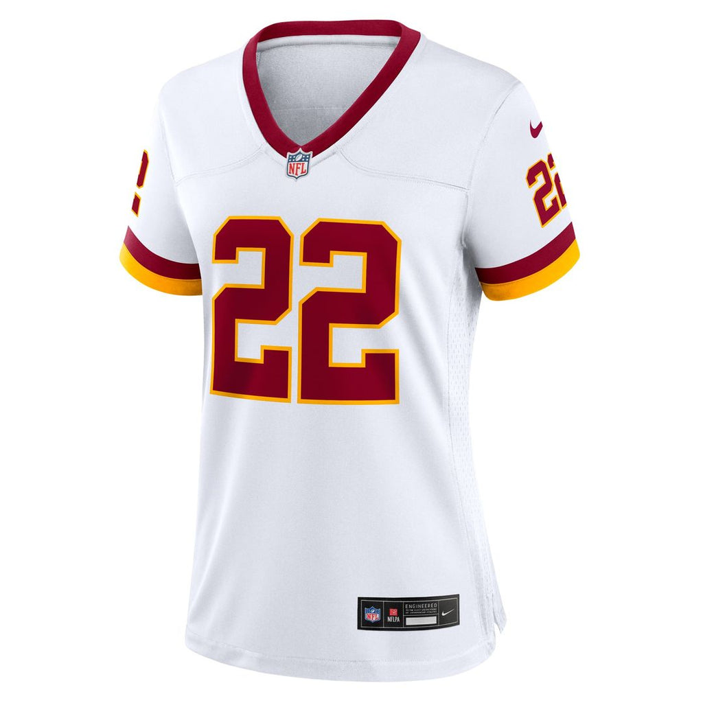 Jacory Croskey - Merritt Washington Commanders Women's Game Super Bowl Era Jersey - White