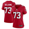 Cameron Williams Atlanta Falcons Women's Team Game Jersey - Red
