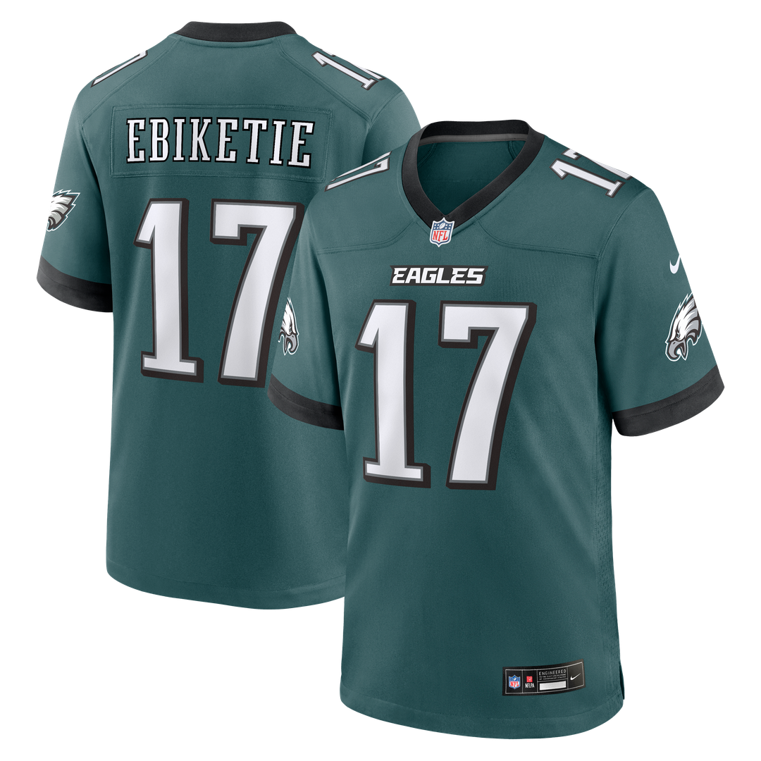 Arnold Ebiketie Philadelphia Eagles Team Game Jersey - Midnight Green