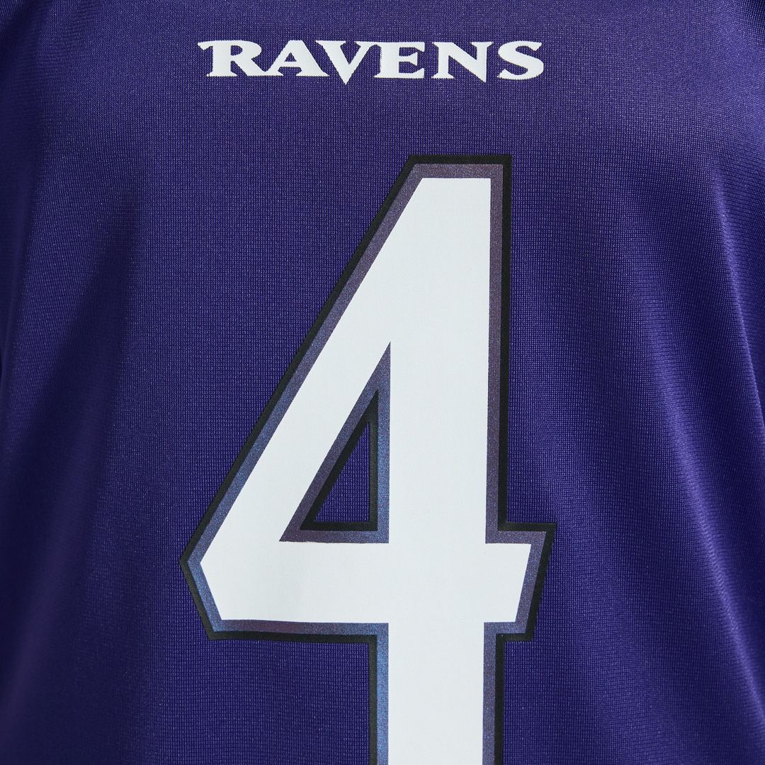 Zay Flowers Baltimore Ravens Women's Team Game Jersey - Purple