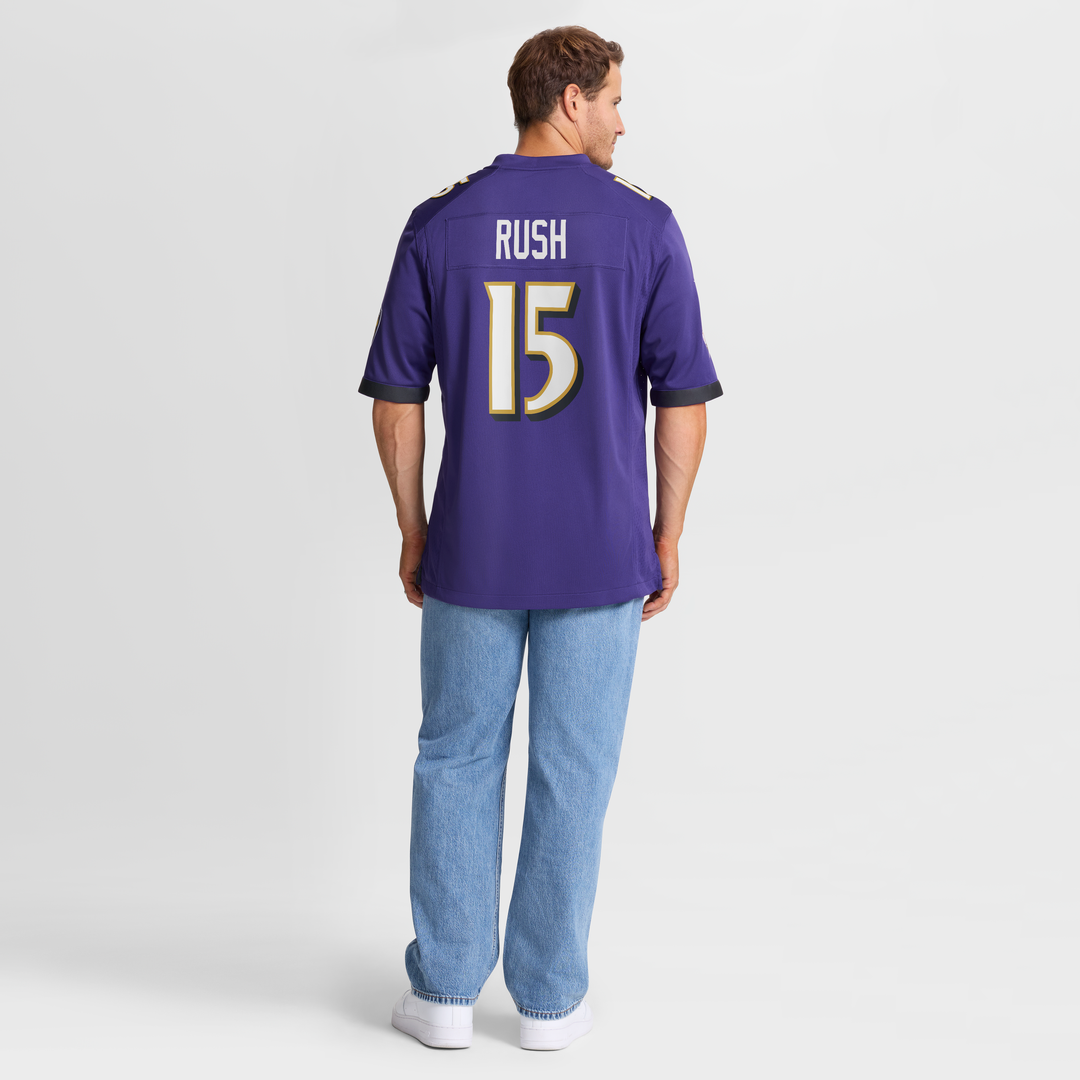 Cooper Rush Baltimore Ravens Team Game Jersey - Purple