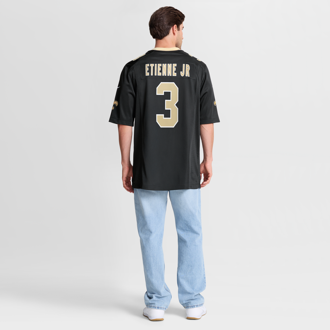 Travis Etienne Jr New Orleans Saints Youth Game Jersey - Black