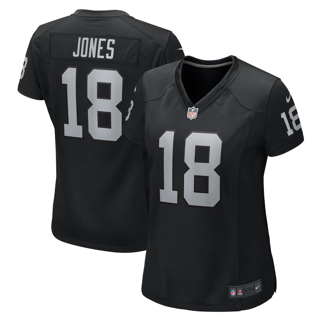 Jack Jones Las Vegas Raiders Women's Game Jersey - Black