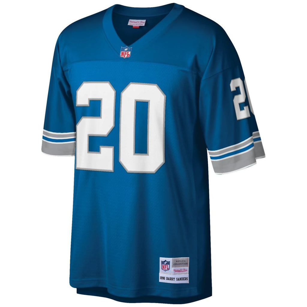 Barry Sanders Detroit Lions Big & Tall 1996 Retired Player Replica Jersey - White