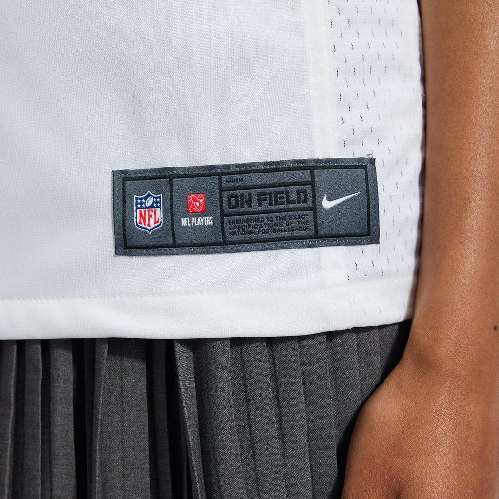 Jaxson Dart New York Giants Women's Game Jersey - White