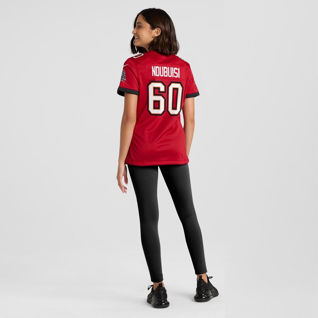 Haggai Ndubuisi Tampa Bay Buccaneers Women's Team Game Jersey - Red