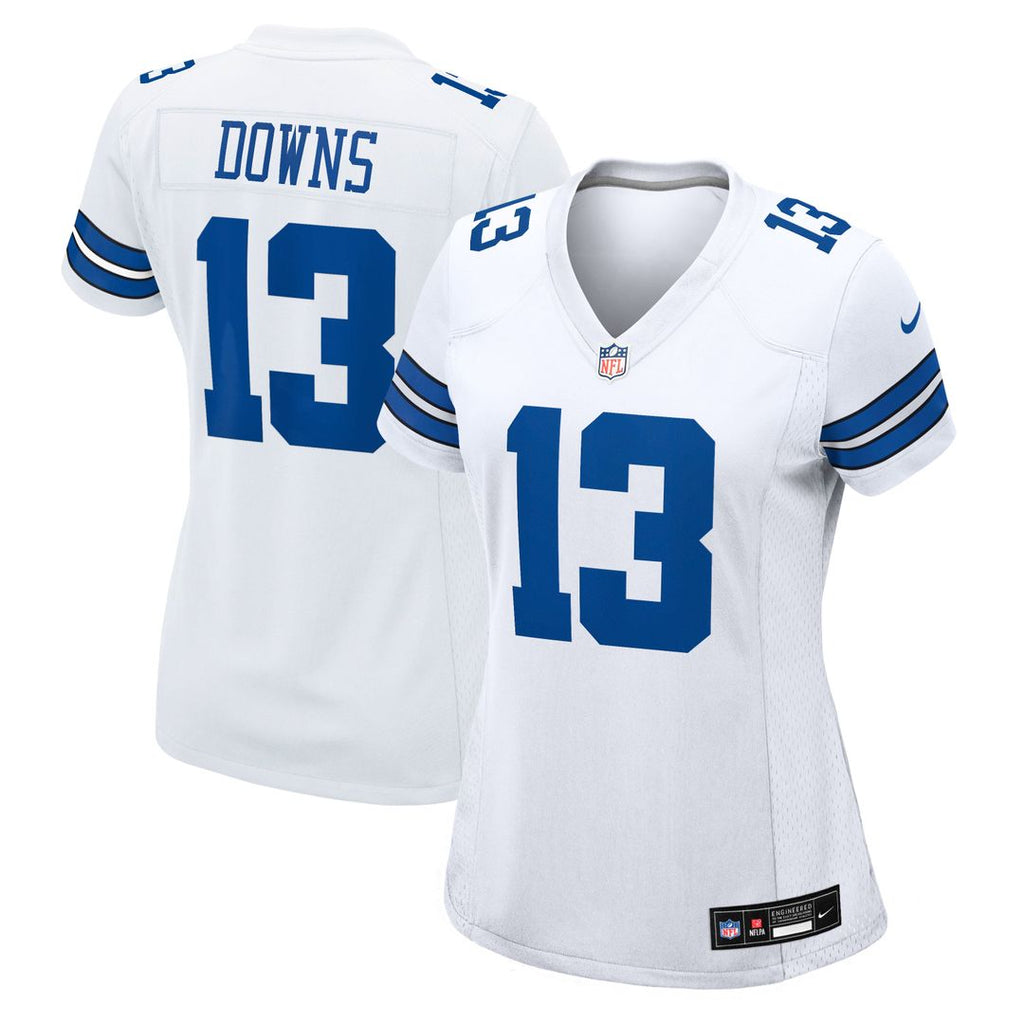 Caleb Downs Dallas Cowboys Women's Game Jersey - White