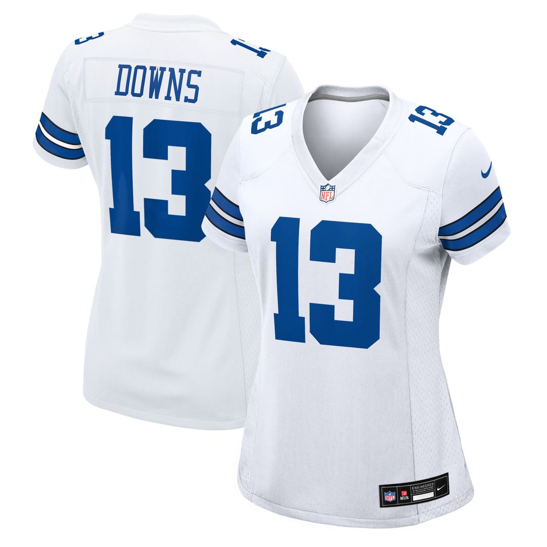 Caleb Downs Dallas Cowboys Women's Game Jersey - White