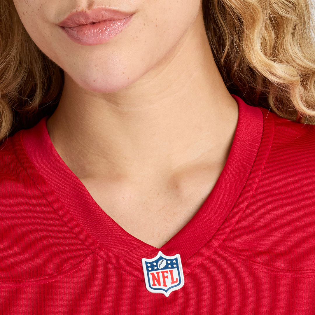 George Kittle San Francisco 49ers Women's 80th Anniversary Game Jersey - Scarlet