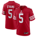 Mike Evans San Francisco 49ers Game Jersey - Scarlet