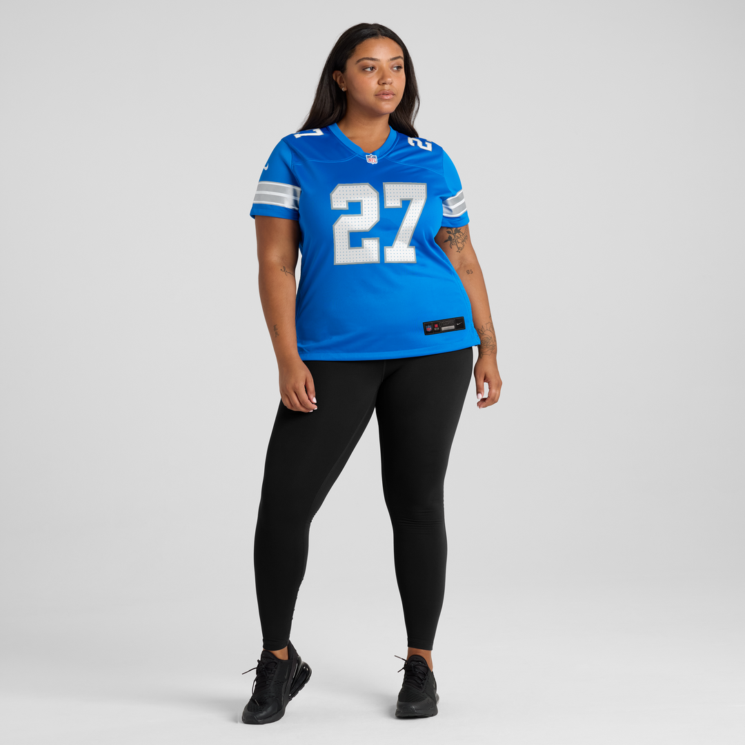Christian Izien Detroit Lions Women's Team Game Jersey - Blue
