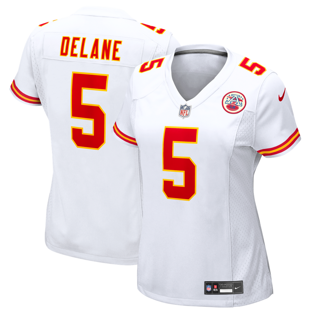 Mansoor Delane Kansas City Chiefs Women's Game Jersey - White
