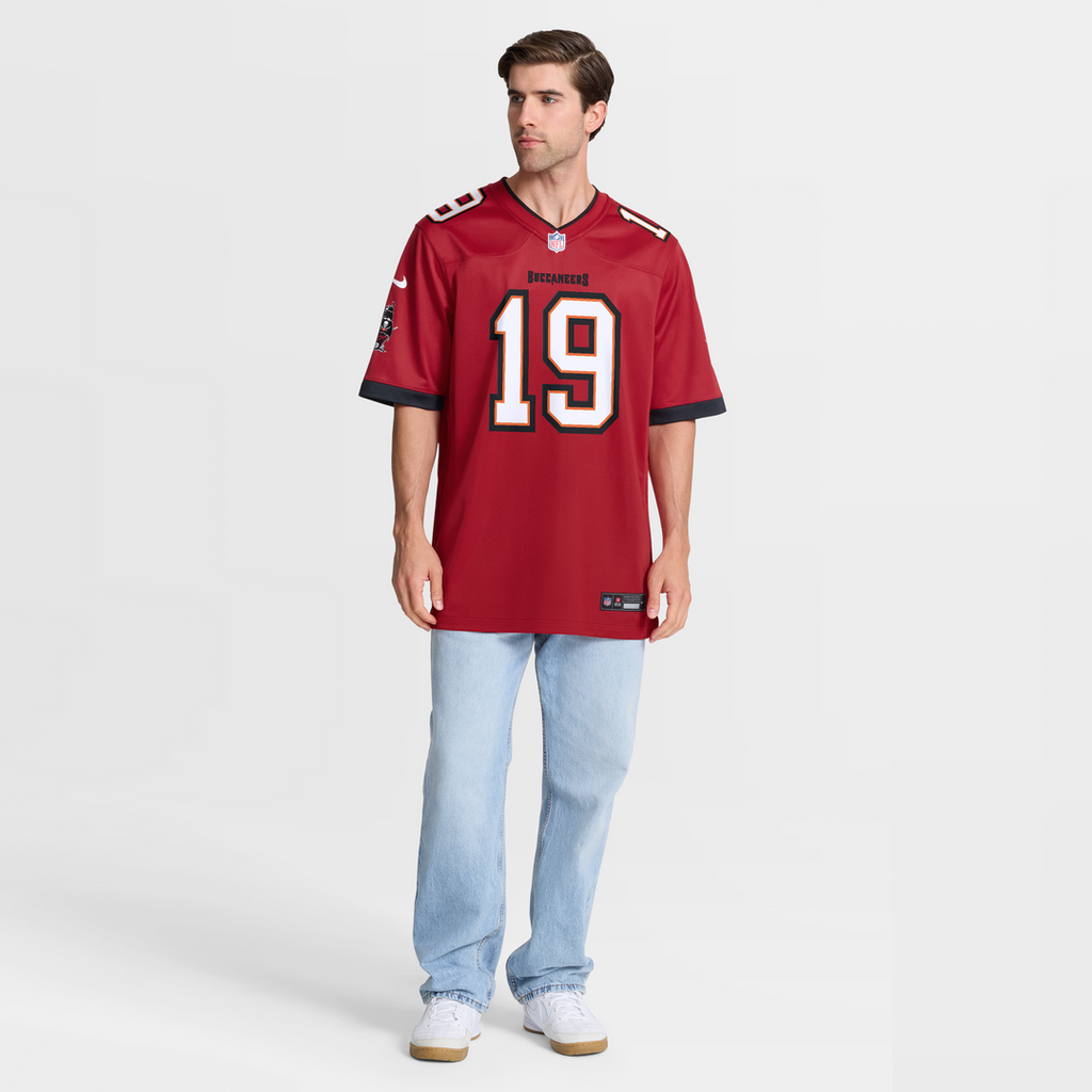 Keyshawn Johnson Tampa Bay Buccaneers Game Retired Player Jersey - Red