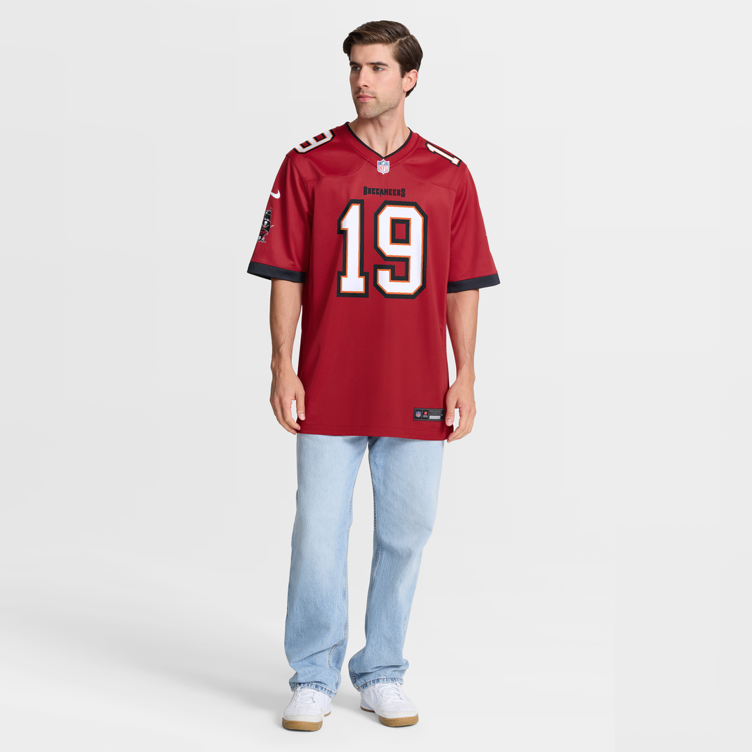 Keyshawn Johnson Tampa Bay Buccaneers Game Retired Player Jersey - Red
