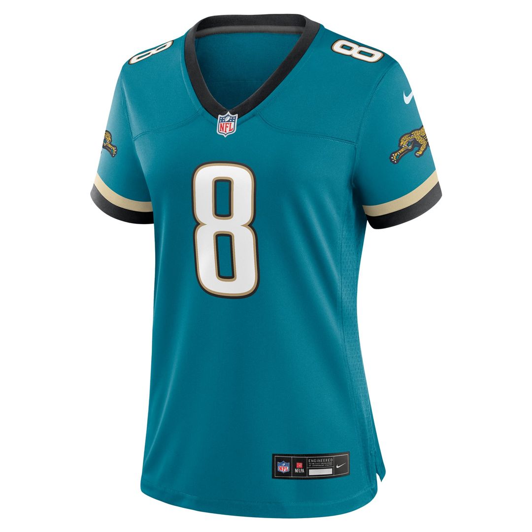 Mark Brunell Jacksonville Jaguars Women's Prowler Throwback Retired Player Game Jersey - Teal