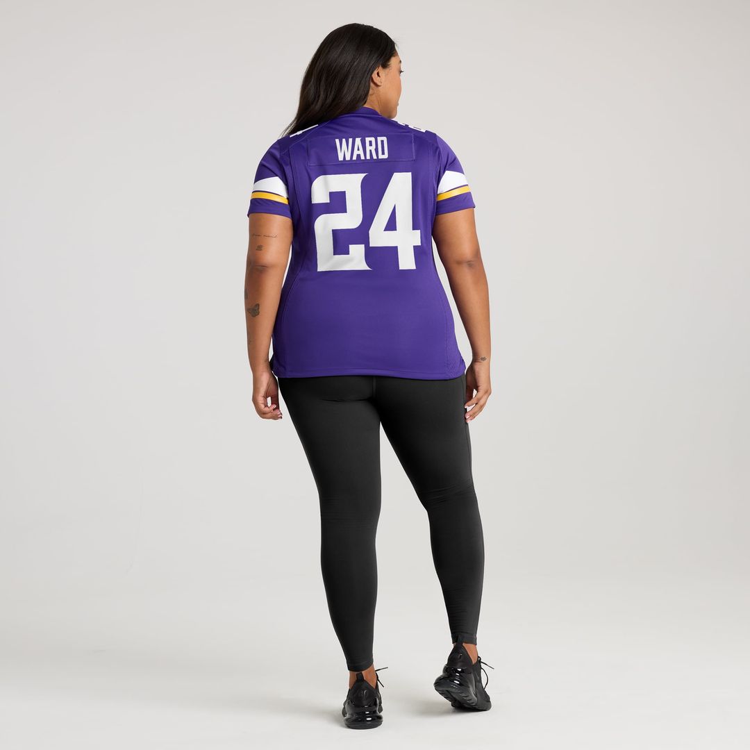 Jay Ward Minnesota Vikings Women's Team Game Jersey - Purple