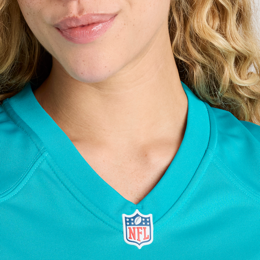 Jacob Rodriguez Miami Dolphins Women's Team Game Jersey - Aqua