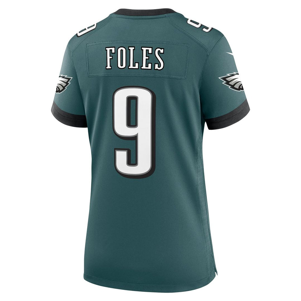 Nick Foles Philadelphia Eagles Women's Team Retired Player Game Jersey - Midnight Green