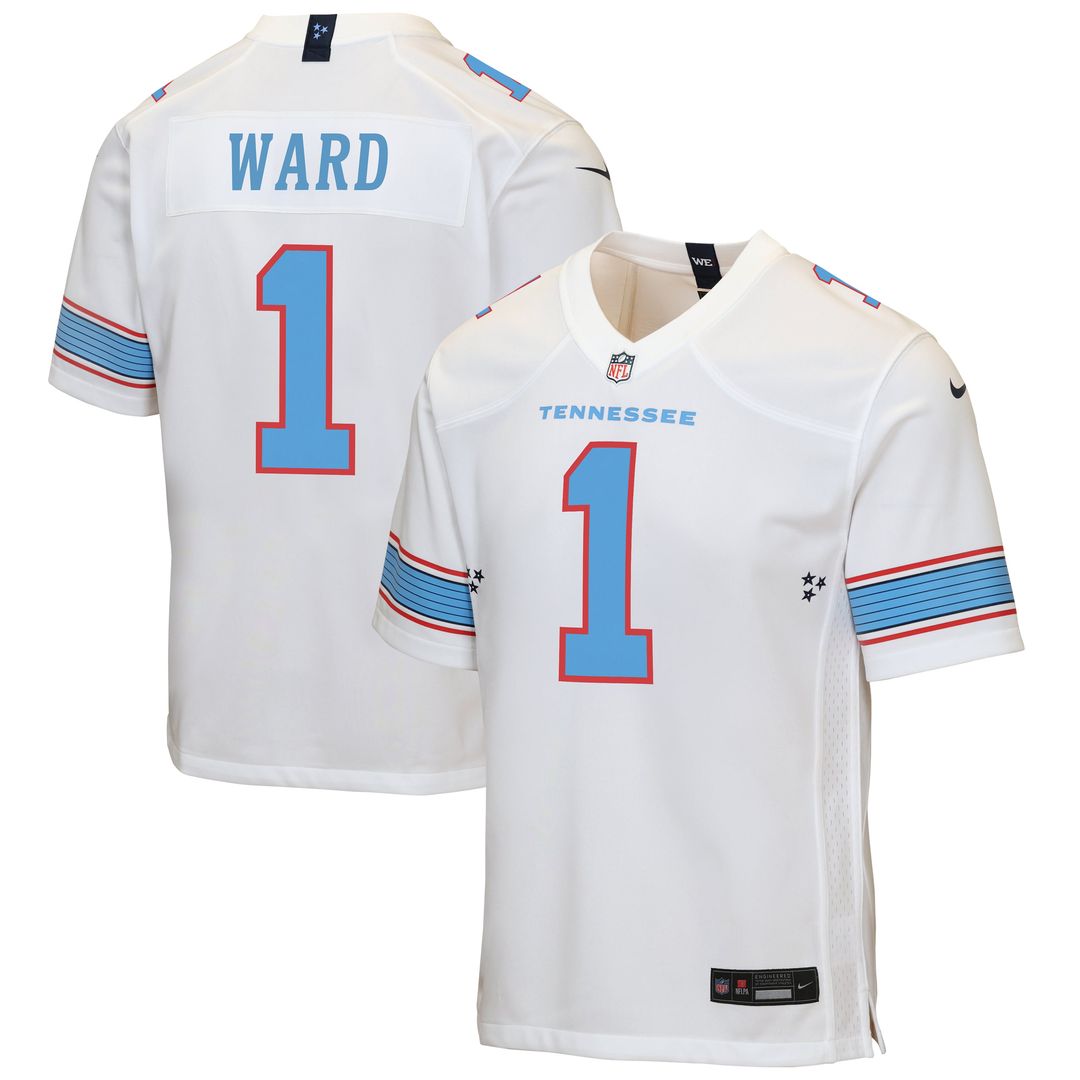 Cameron Ward Tennessee Titans Youth Game Jersey - White