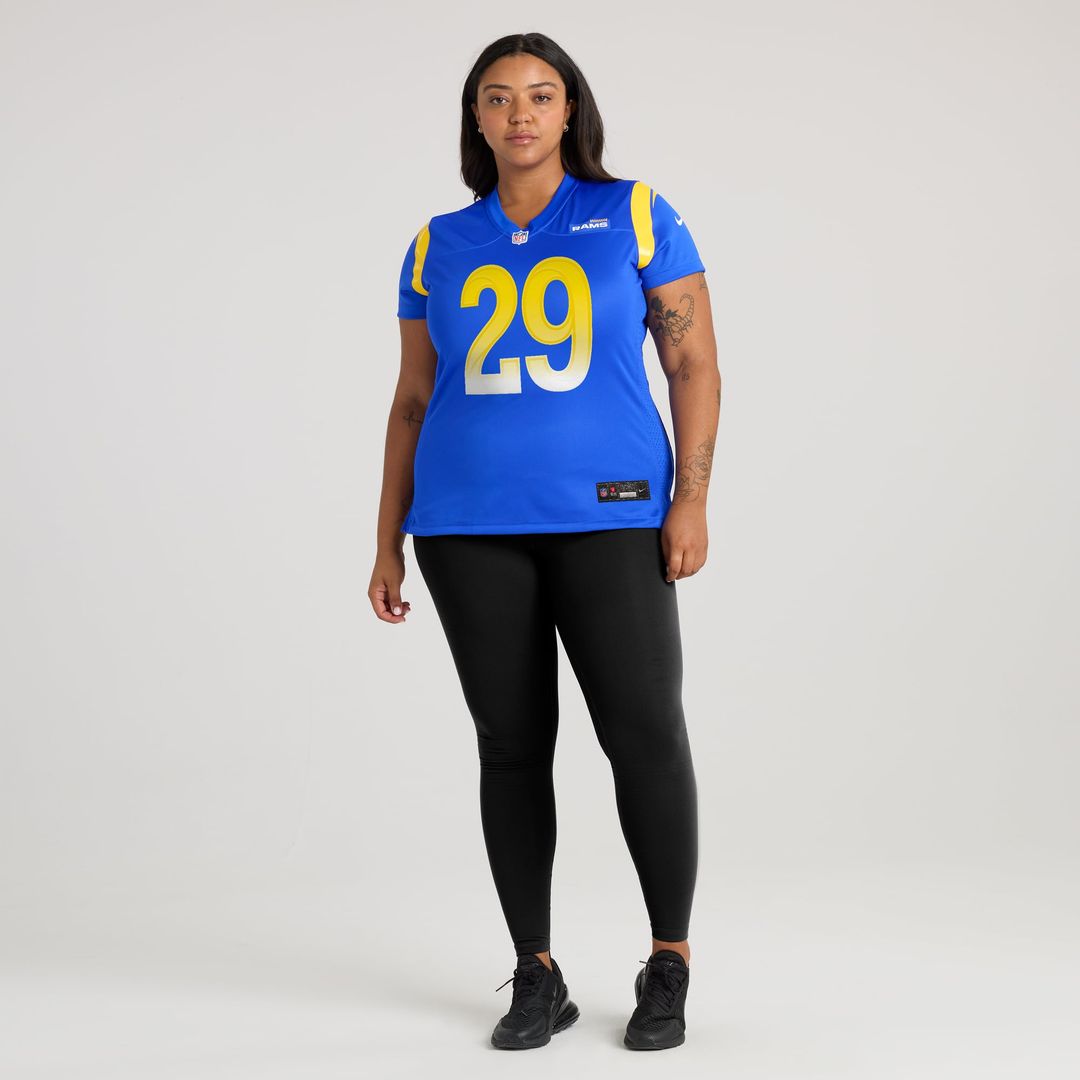Eric Dickerson Los Angeles Rams Women's Game Retired Player Jersey - Royal