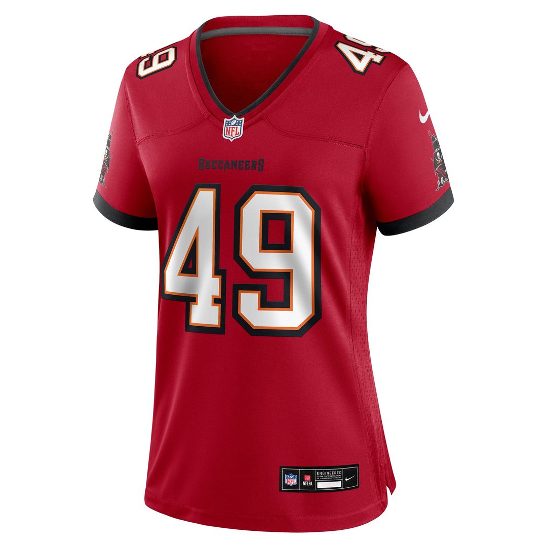 Owen Wright Tampa Bay Buccaneers Women's Team Game Jersey - Red