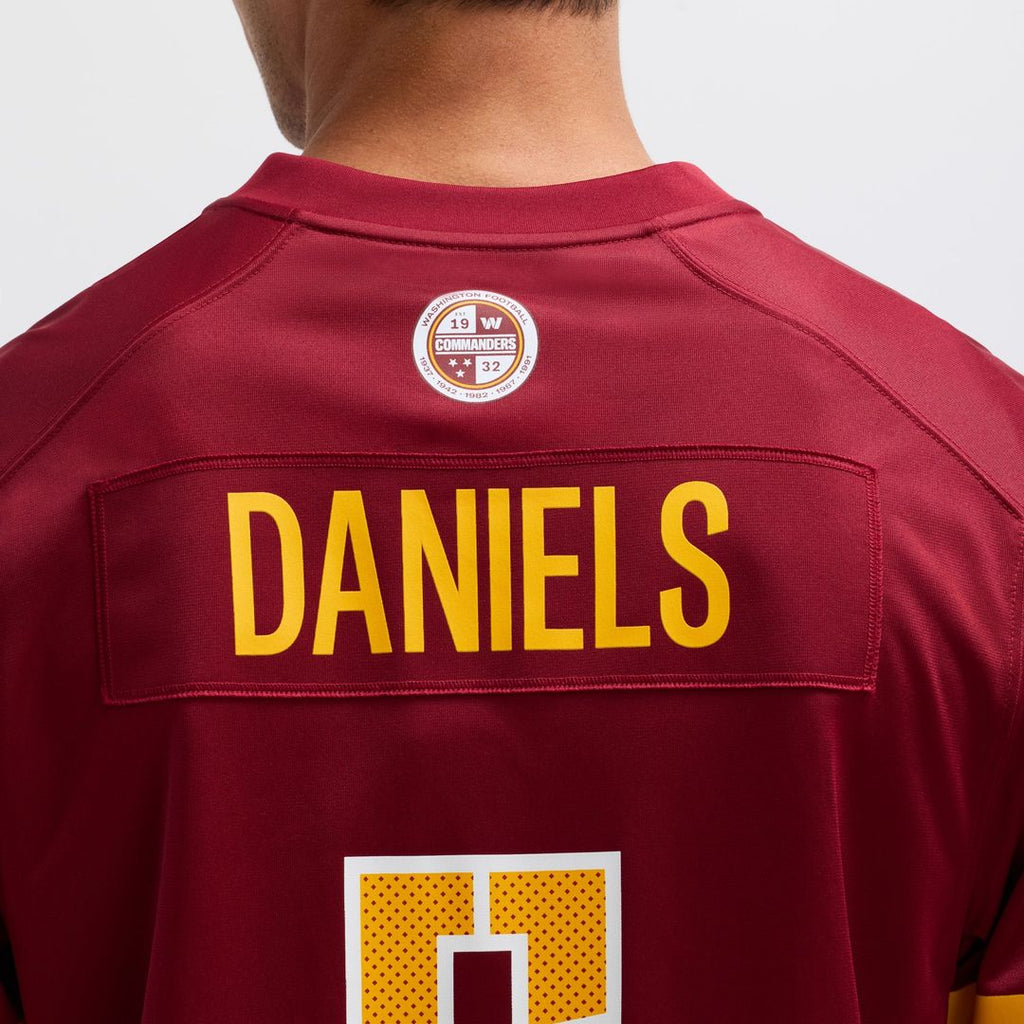 Jayden Daniels Washington Commanders Player Game Jersey - White